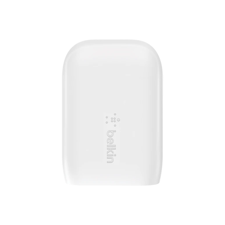 Belkin Dual PD Wall Charger with PPS - 42W Fast Charging for iPhone & Android, 1x USB-C (30W) & 1x USB-A (12W) - White 5