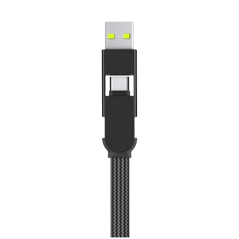 Rolling Square inCharge XL 100W 6 in 1 Travel Charging Cable 30cm - Urban Black 4