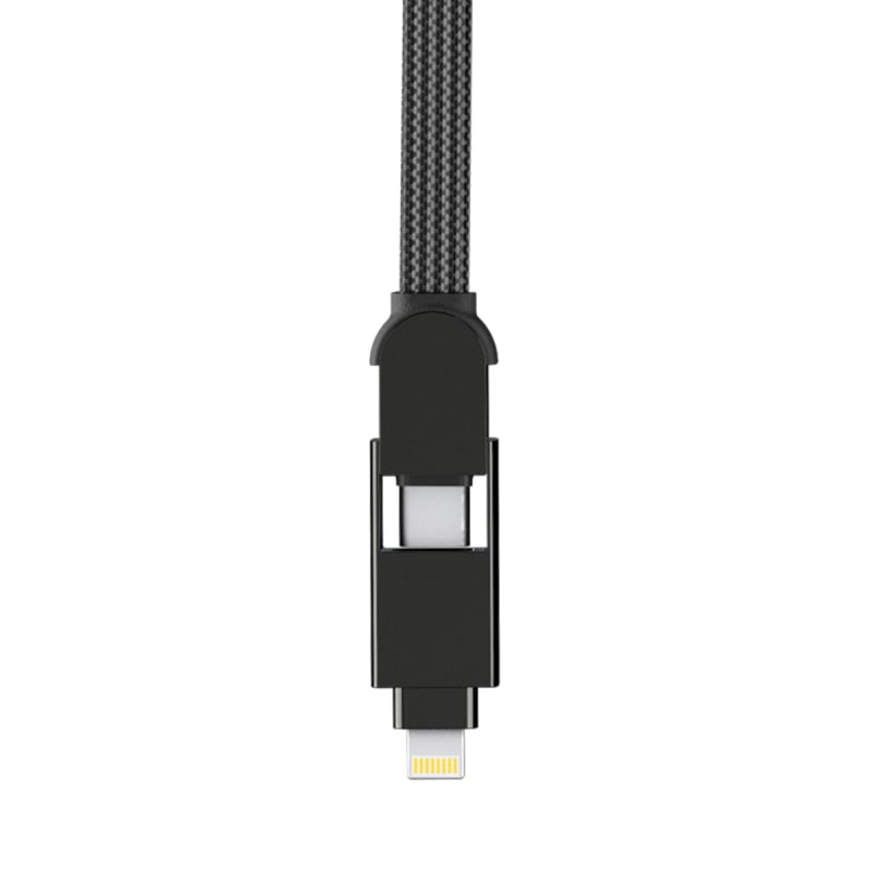 Rolling Square inCharge XL 100W 6 in 1 Travel Charging Cable 30cm - Urban Black 5