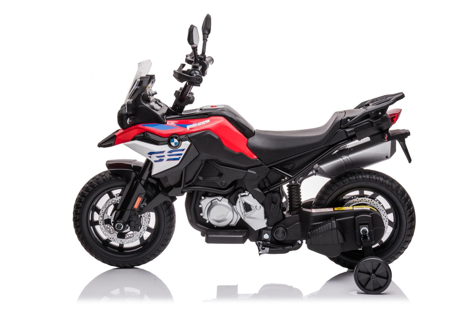 Kids Ride On Motorbike Licensed BMW F850GS Adventure Touring 12V Battery- Red 3
