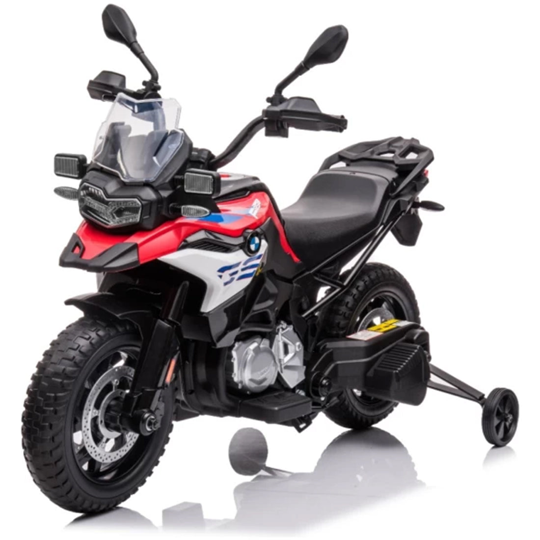 Kids Ride On Motorbike Licensed BMW F850GS Adventure Touring 12V Battery- Red 8
