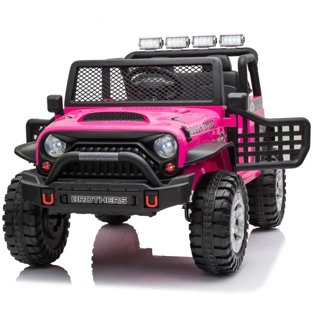 Jeep Off Road Inspired Ride On Car Kids Fairyland Adventure – Pink 4