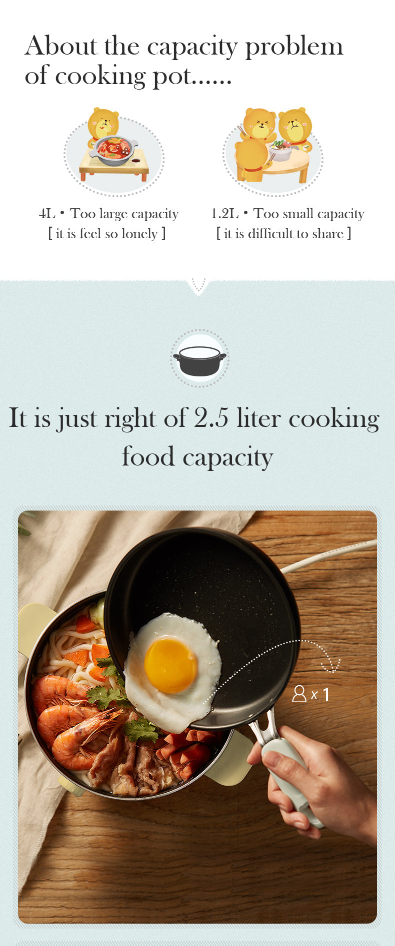 BEAR Multifunction Cooking Pot Hot Pot DHG-B25Z1 11