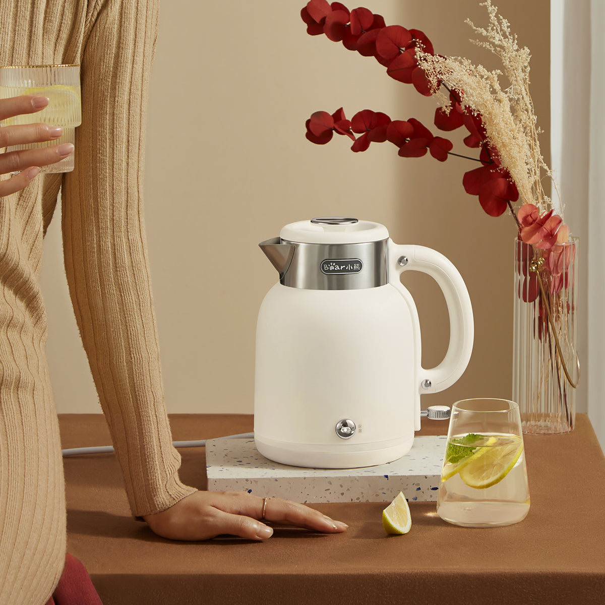 BEAR 1.5 Litre Electric Kettle ZDH-C15C1 5