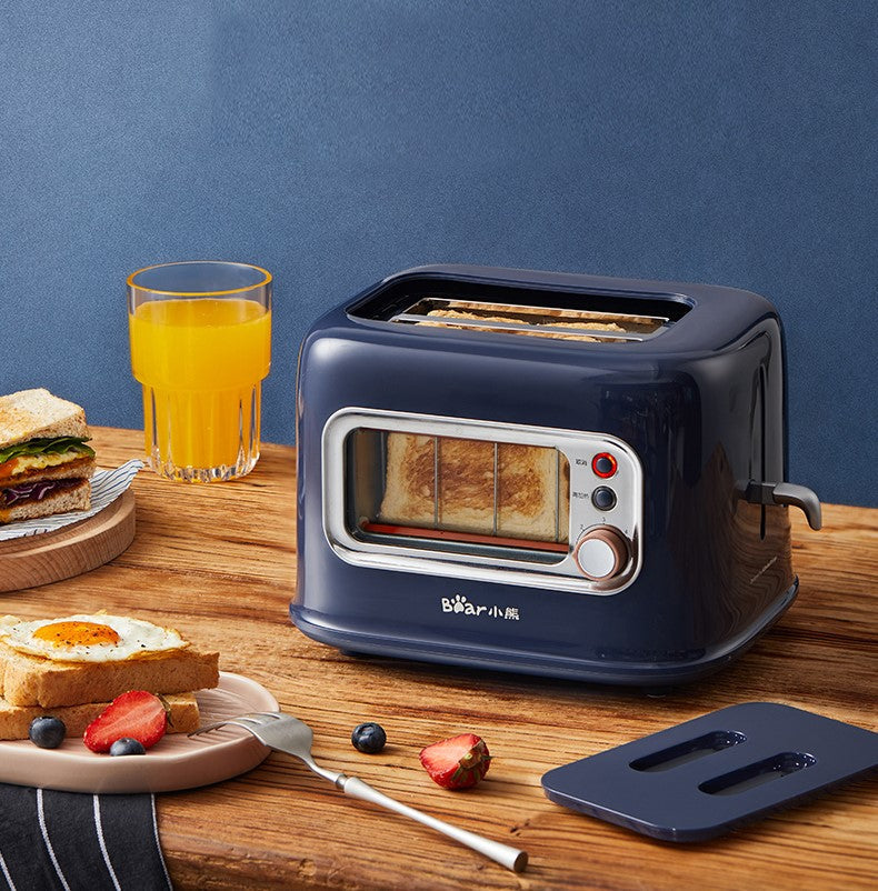 BEAR Double Slots Bread Toaster With Glass Window DSL-C02X1 4