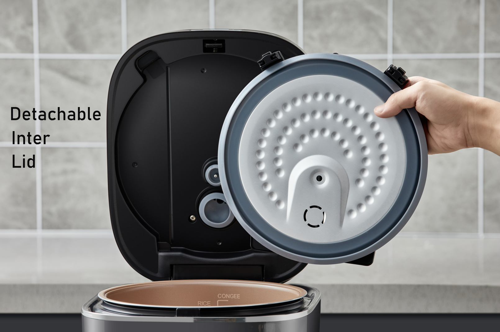 BEAR 4 Litre Intelligent Power Heating Rice Cooker DFB-Q40R5 5