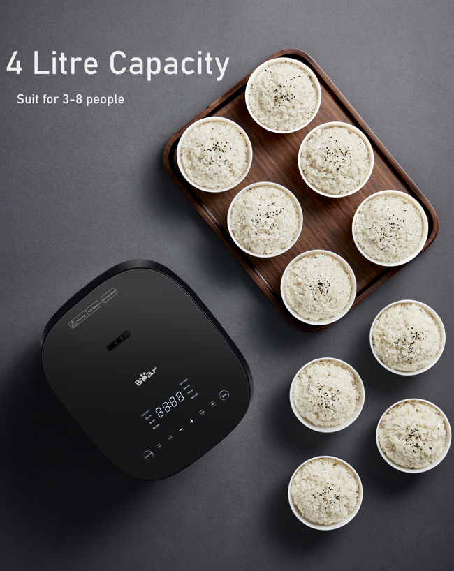 BEAR 4 Litre Intelligent Power Heating Rice Cooker DFB-Q40R5 6