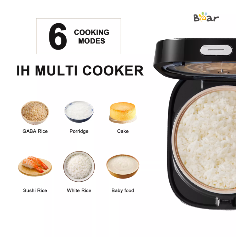 BEAR 4 Litre Intelligent Power Heating Rice Cooker DFB-Q40R5 7