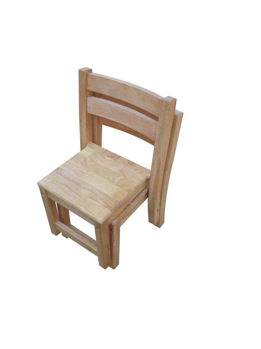 Rubberwood Stacking Chairs 4