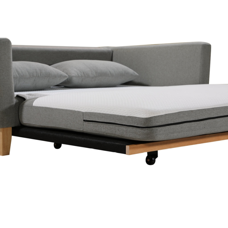 SHASA 2 Seater Pull-out Sofa bed Grey celadon 6