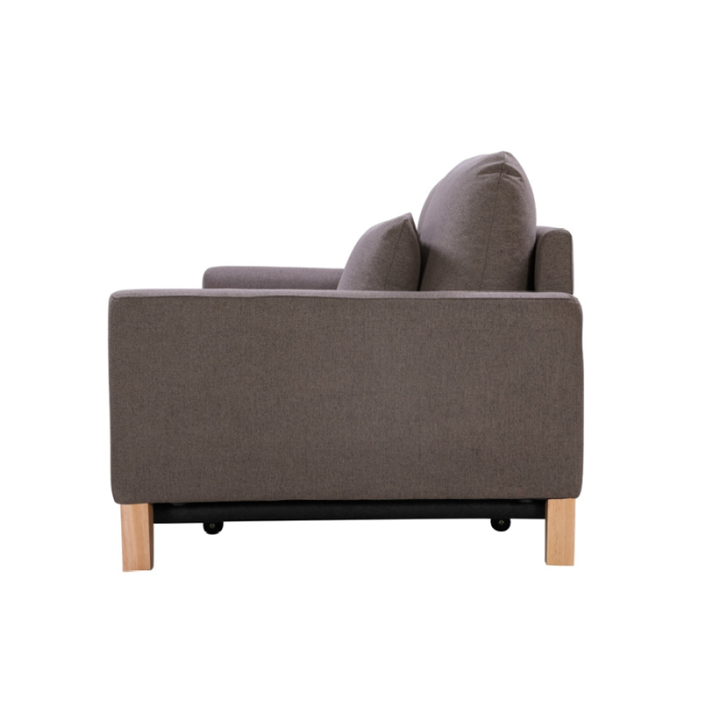 SHASA 2 Seater Pull-out Sofa bed Grey taupe 4
