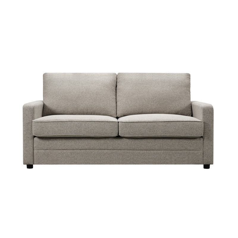 RAY 2 Seater Sofa bed with Separate Foam Mattress- Light grey 3