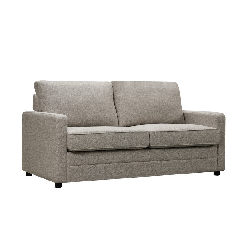 RAY 2 Seater Sofa bed with Separate Foam Mattress- Light grey 4