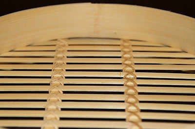 12 Inch Brand New Bamboo Steamer Set-2 Steamer Baskets With 1 Lid 6