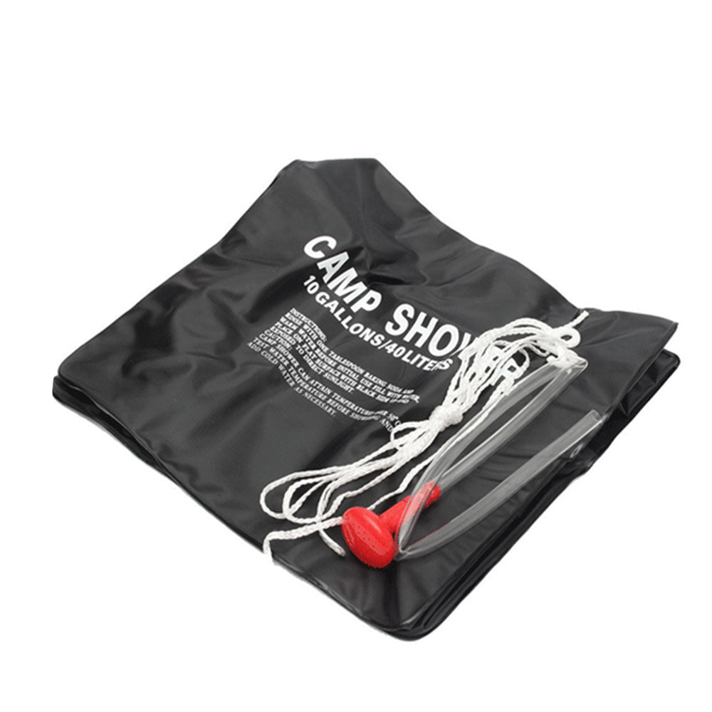 40L Craig Camp Shower Bag Solar Heated Water Pipe Portable Camping Hiking Travel 7