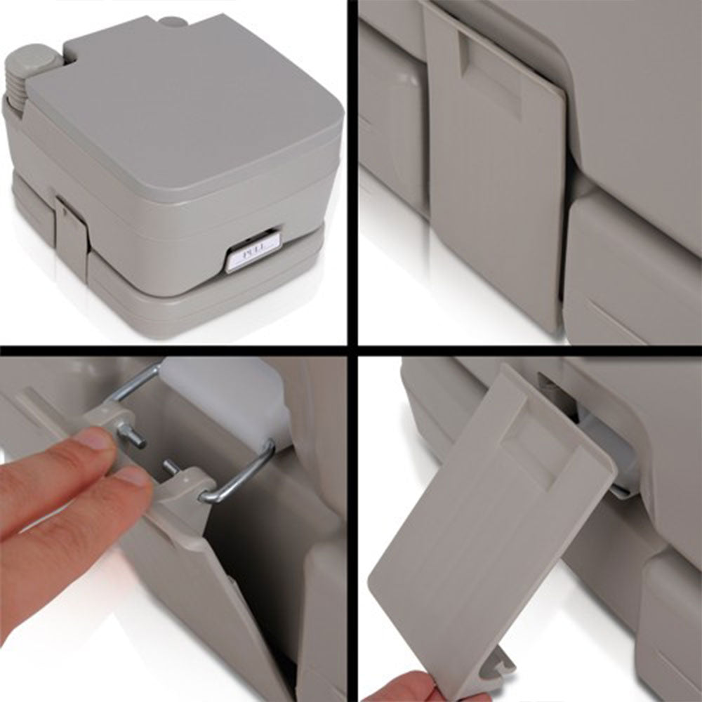 10L Outdoor Portable Camping Toilet Bonus Carry Bag 13