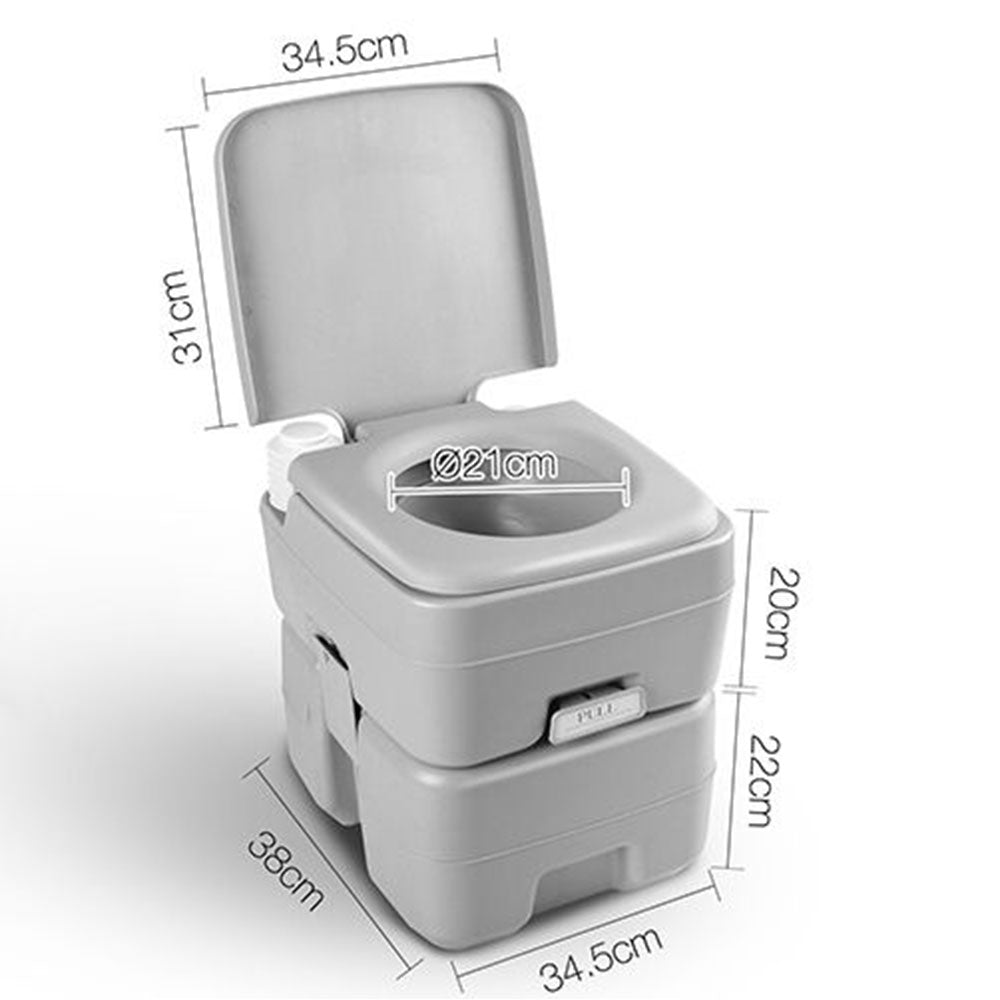 20L Outdoor Portable Camping Toilet With Carry Bag 11