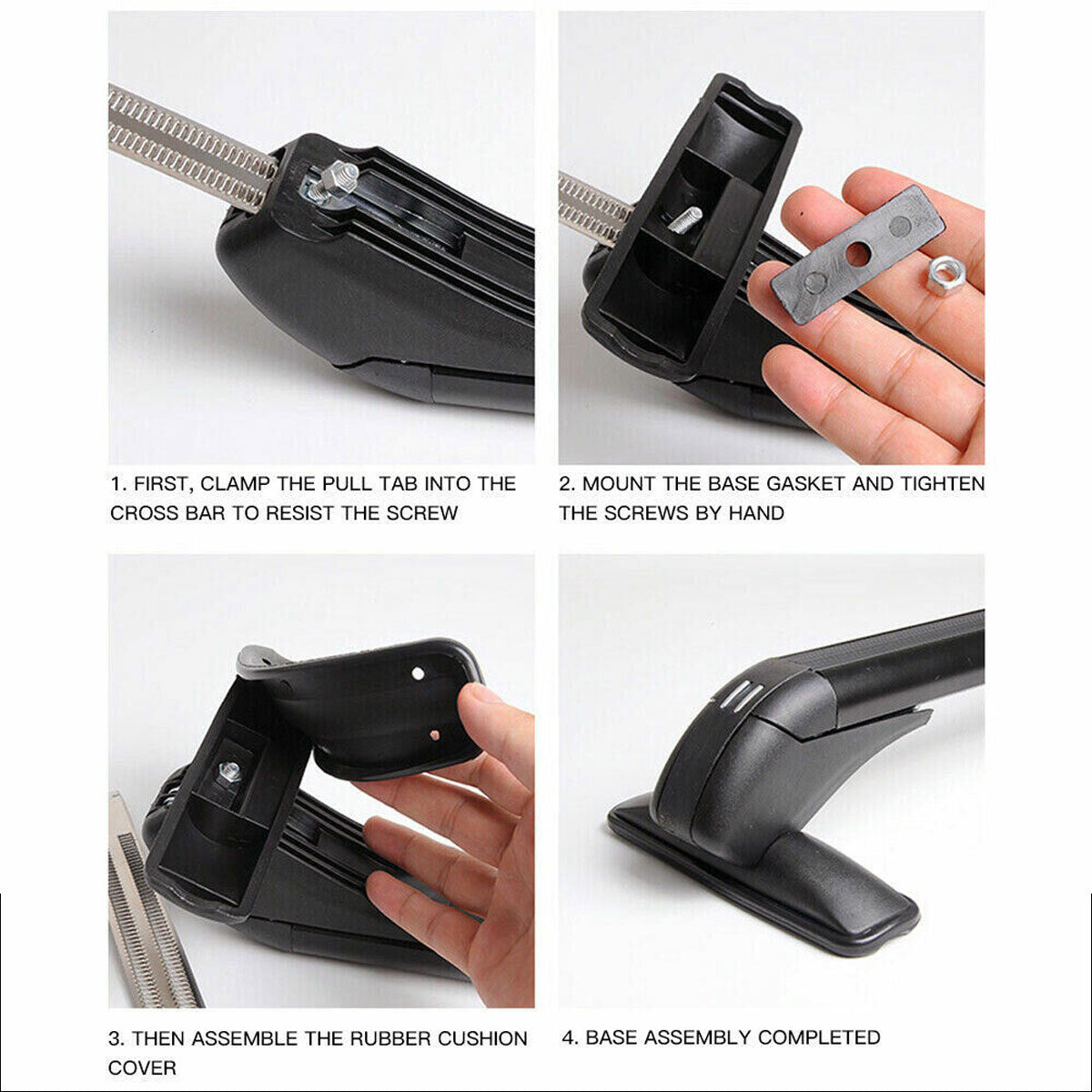 100cm Universal Car Roof Racks Carrier Adjustable Cross Bars Aluminium Alloy Lockable 5