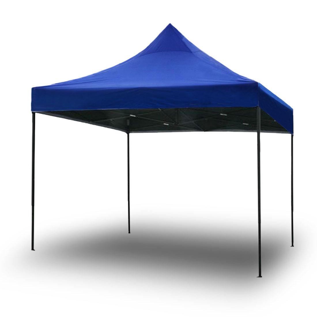3x3m Pop Up Gazebo Outdoor Tent Folding Marquee Party Camping Market Canopy w/ Side Wall - blue 7