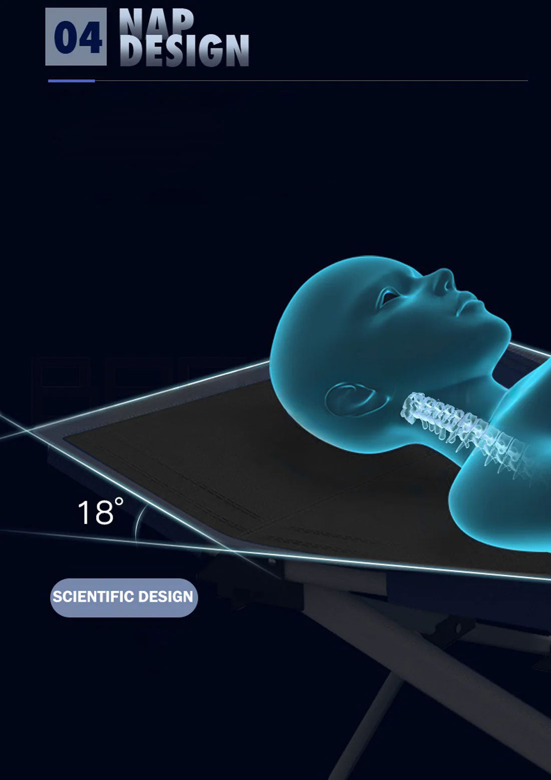 Camping Portable Stretcher Single Foldable Folding Bed Mattress Recliner Mat - grey 6