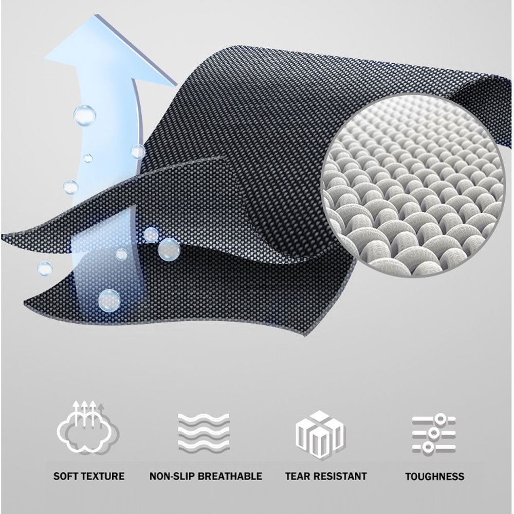 Camping Portable Stretcher Single Foldable Folding Bed Recliner Mat - grey 6