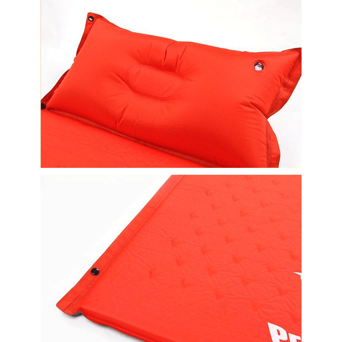 Double Air Bed Self Inflating Mattress Sleeping Mat Camping Camp Hiking Joinable - red 6