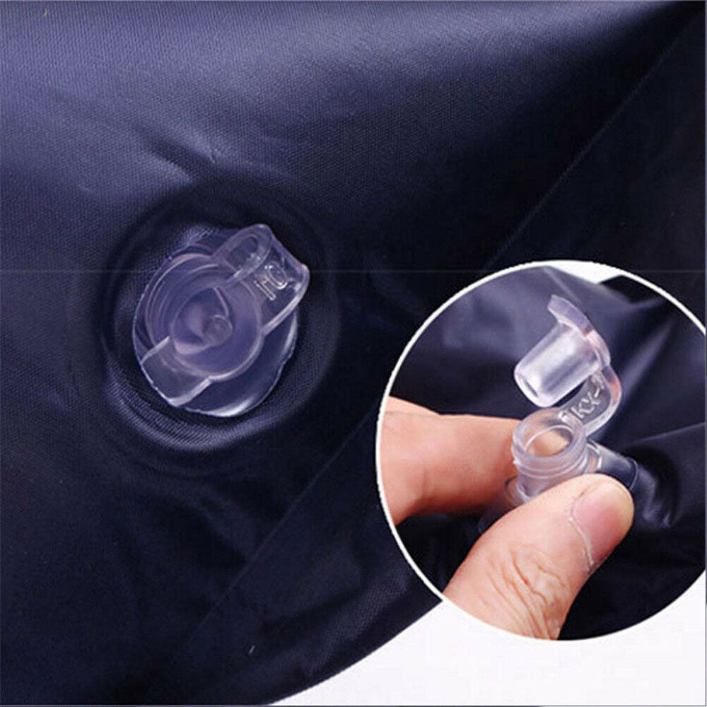 Self Inflating Mattress Camping Hiking Airbed Mat Sleeping with Pillow Bag Camp- navy 4