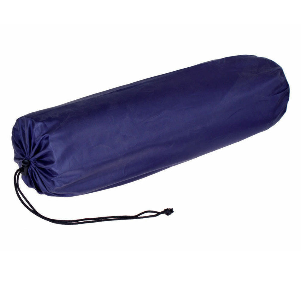 Double Self Inflating Mattress Camping Hiking Airbed Camp Mat Sleeping Pillow w/ Bag - navy 6