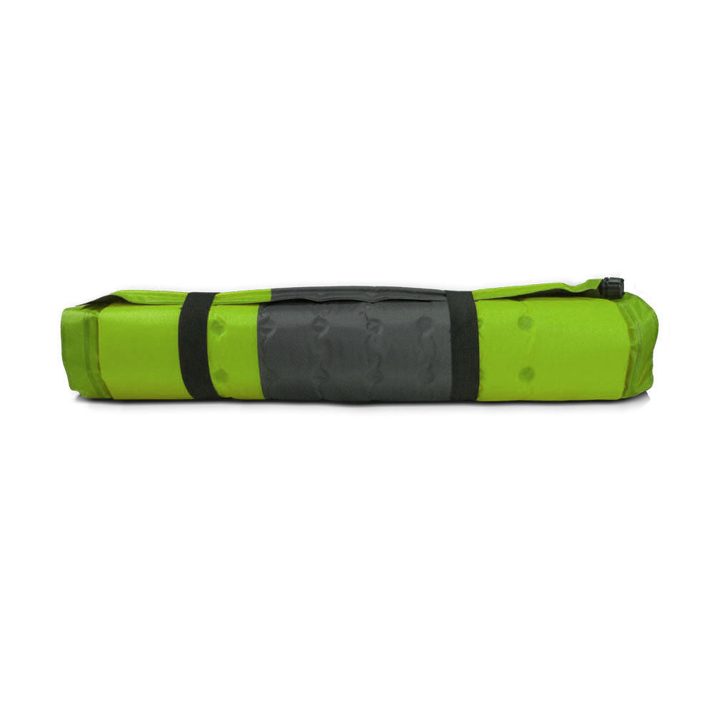 Self Inflating Mattress Sleeping Pad Mat Air Bed Camping Camp Hiking Joinable - green 4