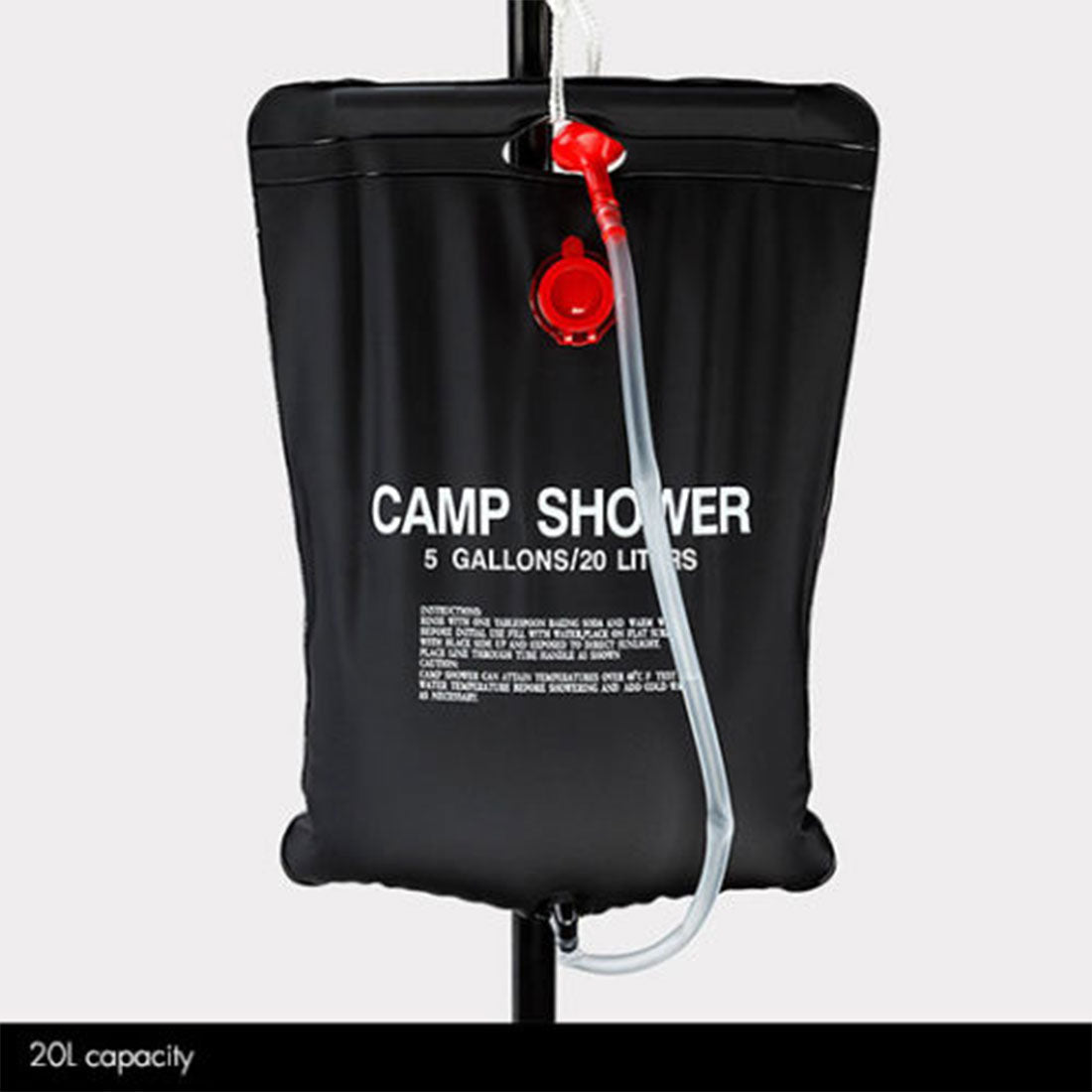 20L Craig Camp Shower Bag Solar Heated Water Pipe 4