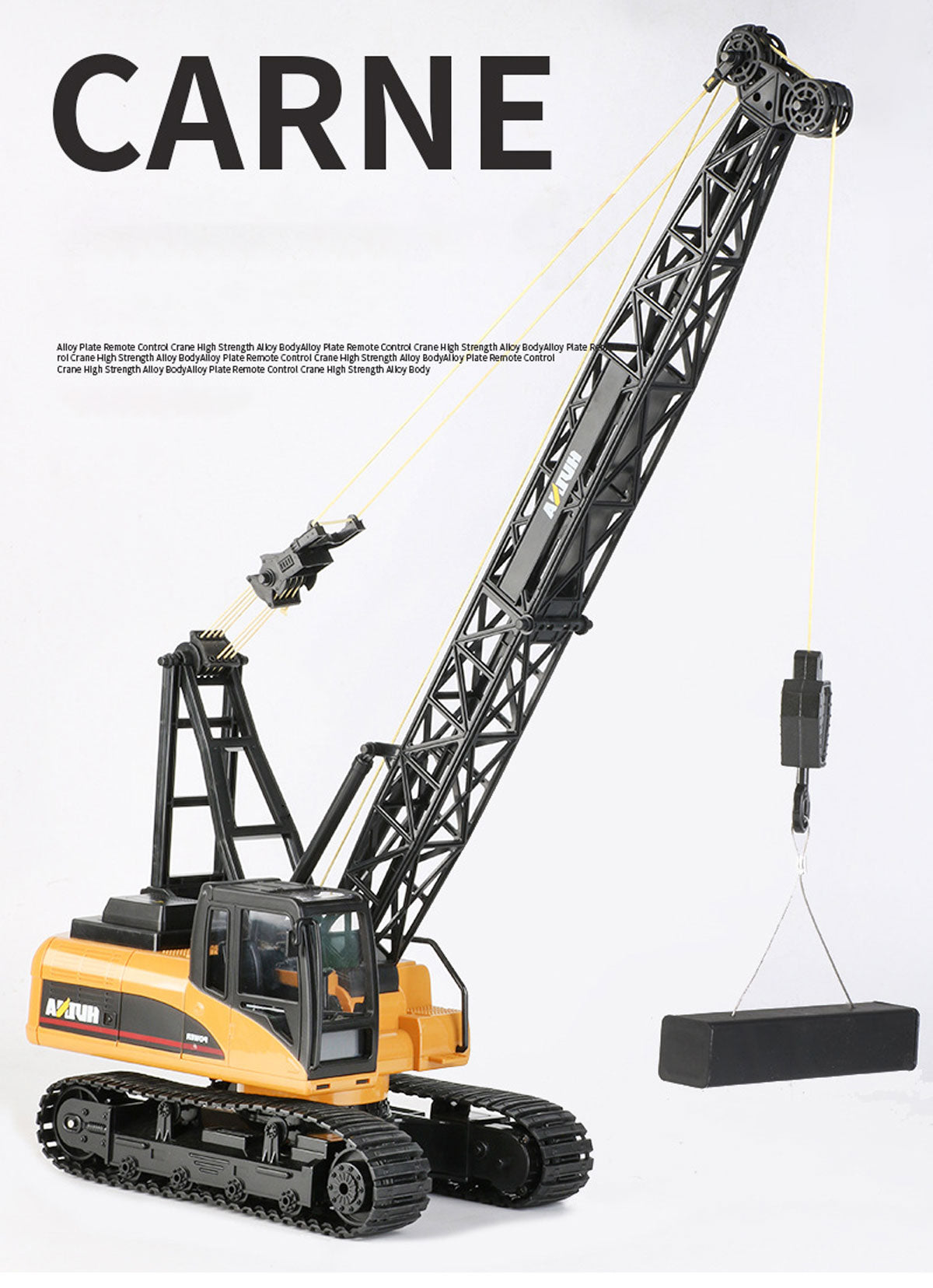 Huina RC CRANE 1:14 2.4Ghz Construction Tower Excavator Truck Toy Kids Boys Gift 11
