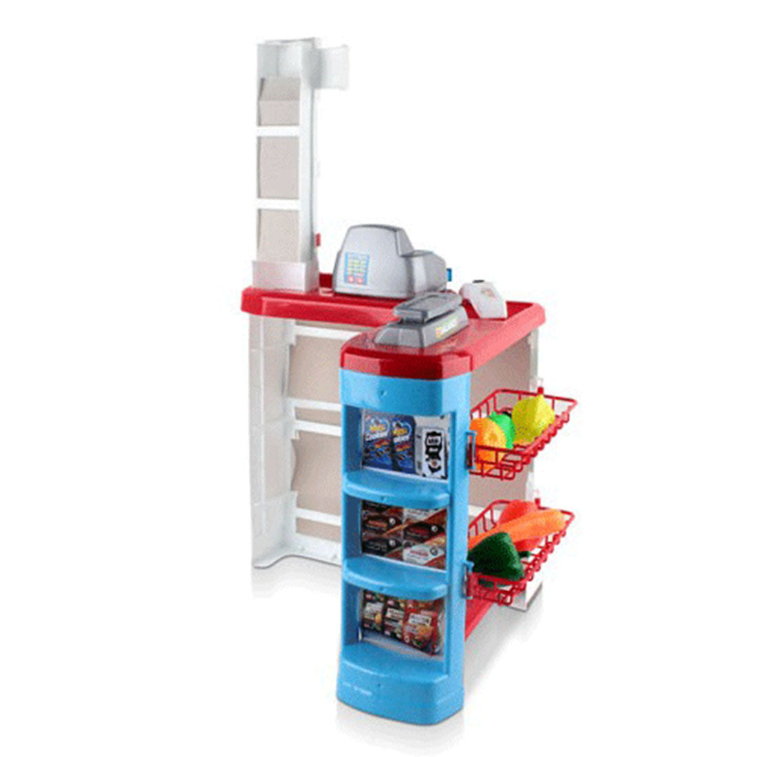 Supermarket Play Set Grocery Shopping Pretend Role Play w/ Trolley 7