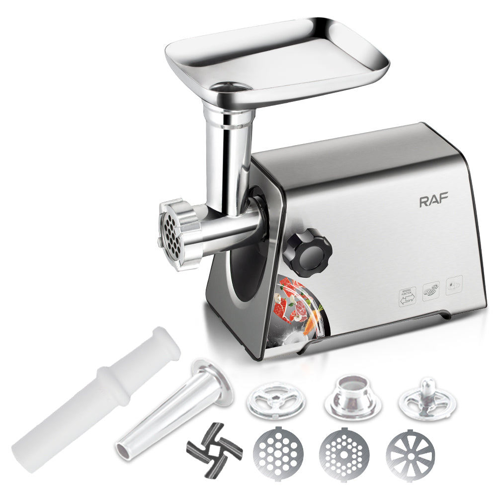 Electric Meat Grinder stainless steel Powerful Multi-Functional grinder kebbe maker 3