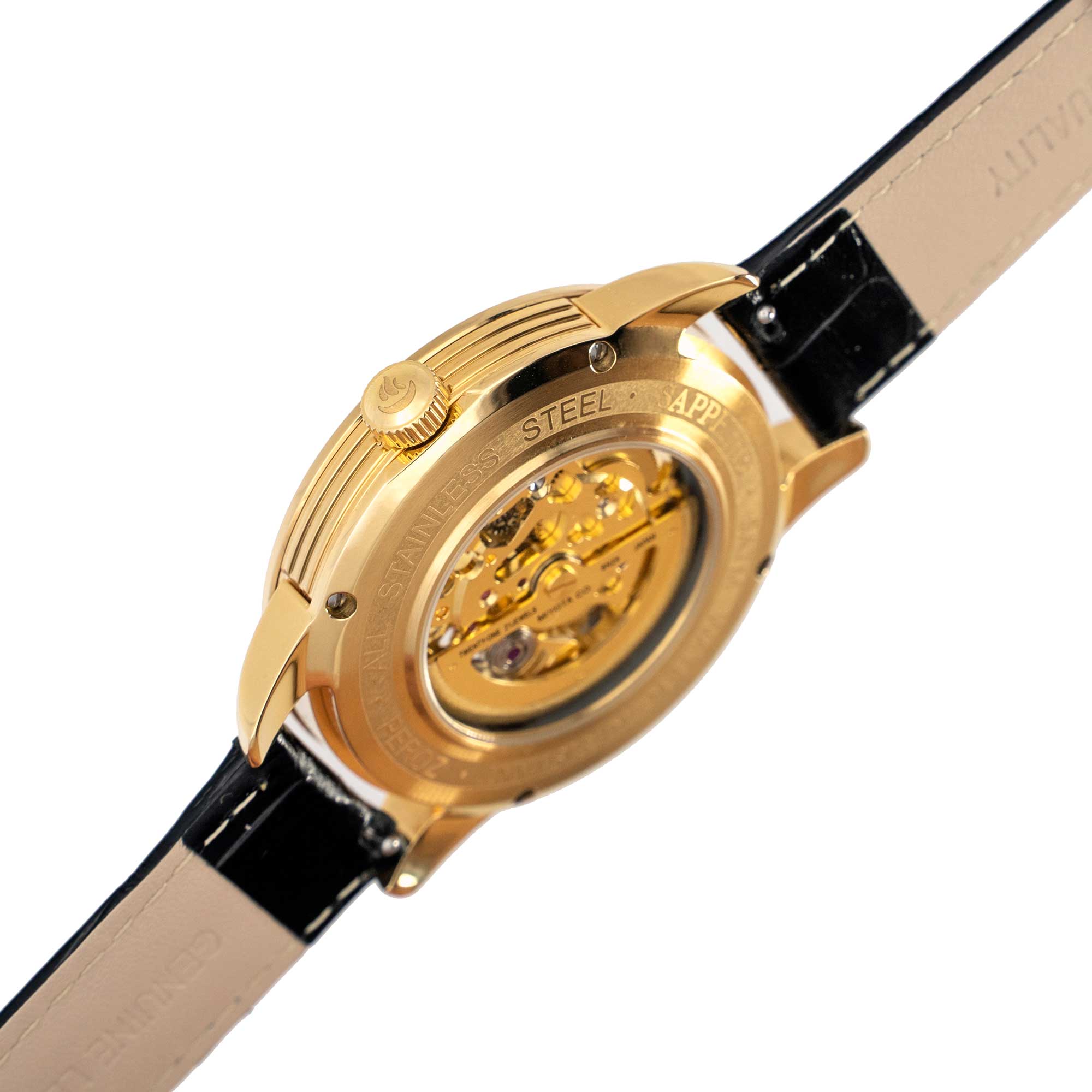 Peroz Automatic Men's Watch - Black Leather 3