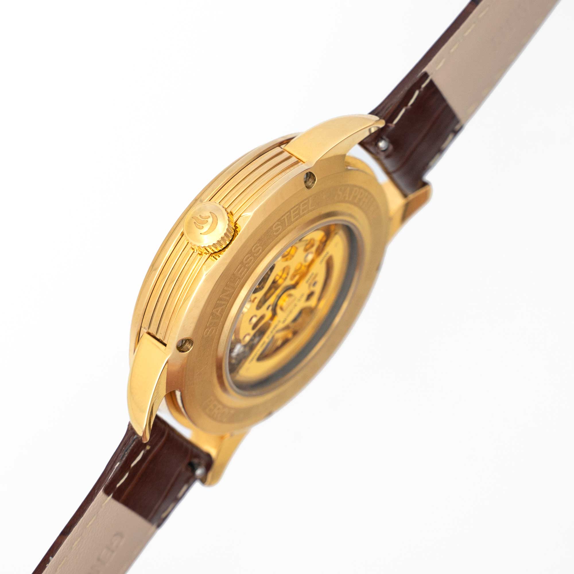 Peroz Automatic Men's Watch - Brown Leather 3