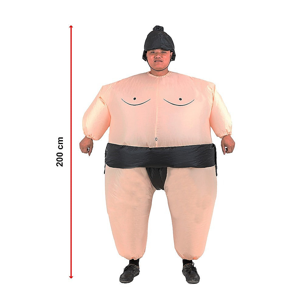 SUMO Fancy Dress Inflatable Suit -Fan Operated Costume 11