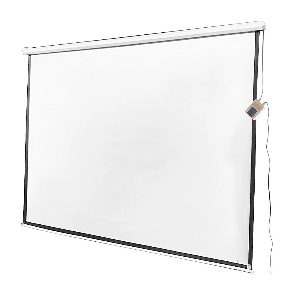 100" Electric Motorised Projector Screen TV +Remote 4