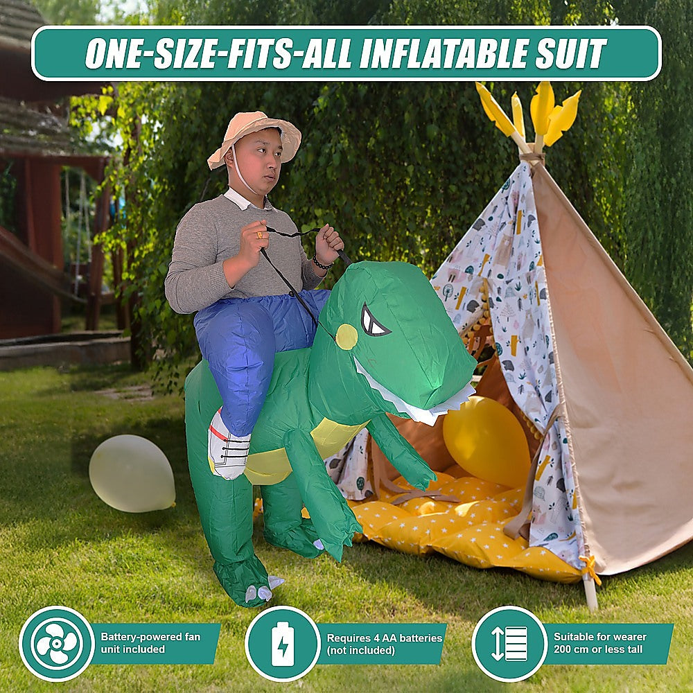 DINO Fancy Dress Inflatable Suit -Fan Operated Costume 9