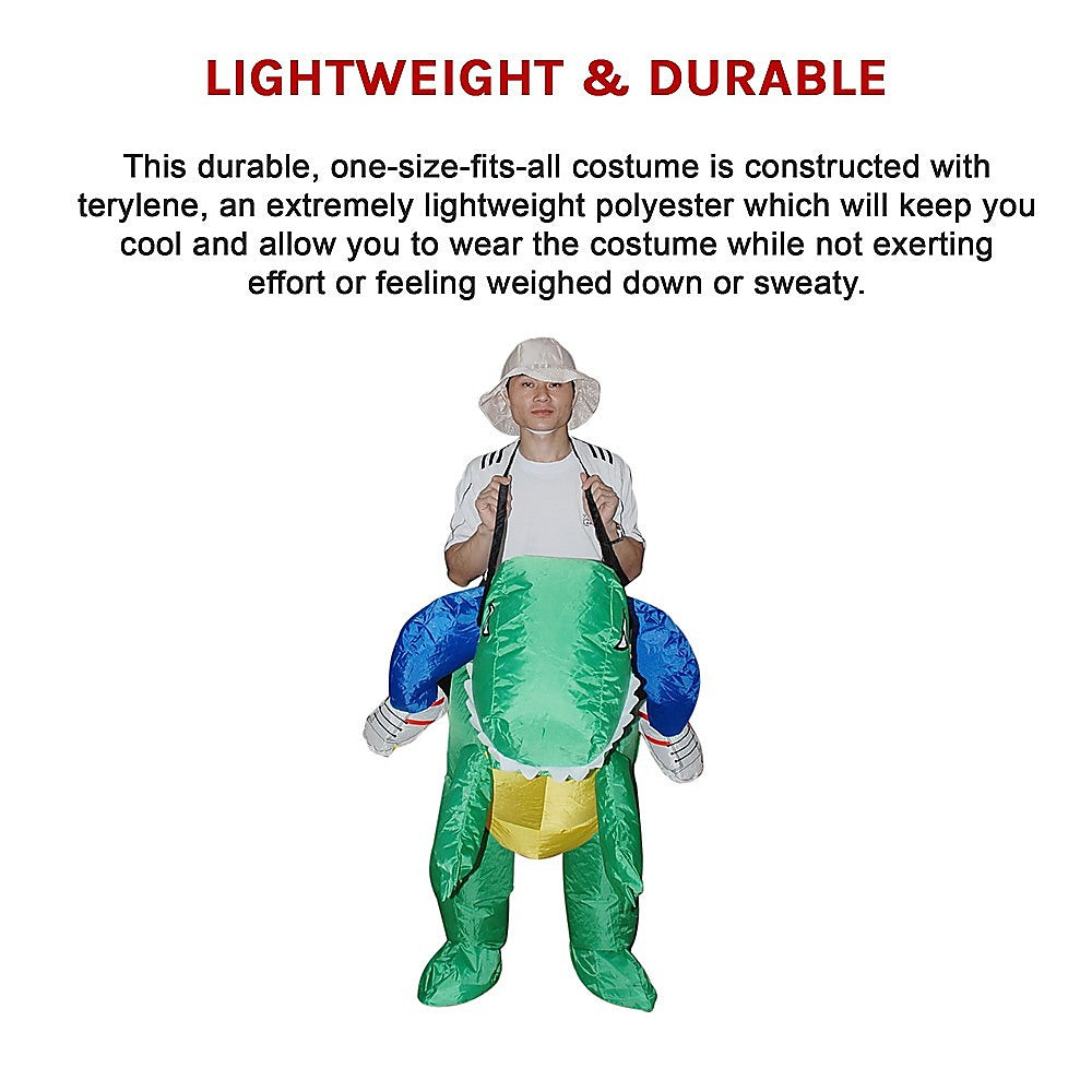 DINO Fancy Dress Inflatable Suit -Fan Operated Costume 11