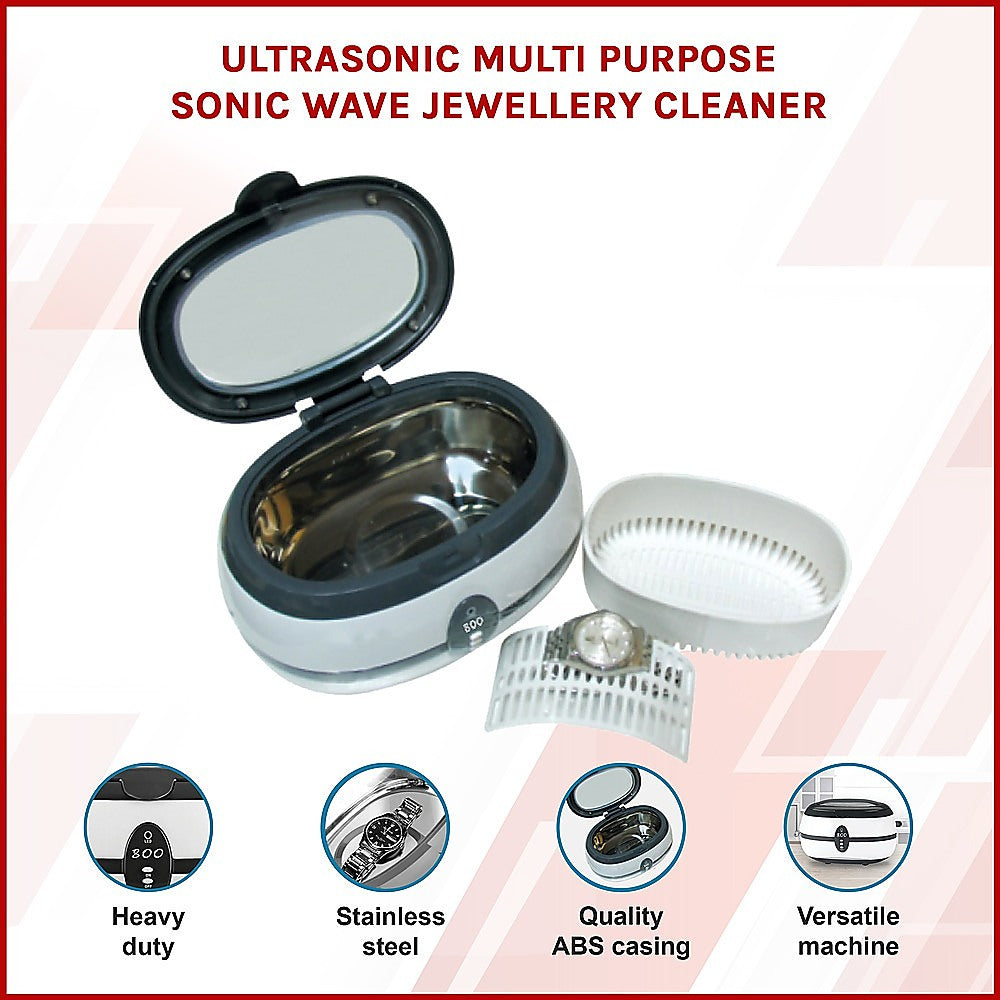 Ultrasonic Multi Purpose Sonic Wave Jewellery Cleaner 3