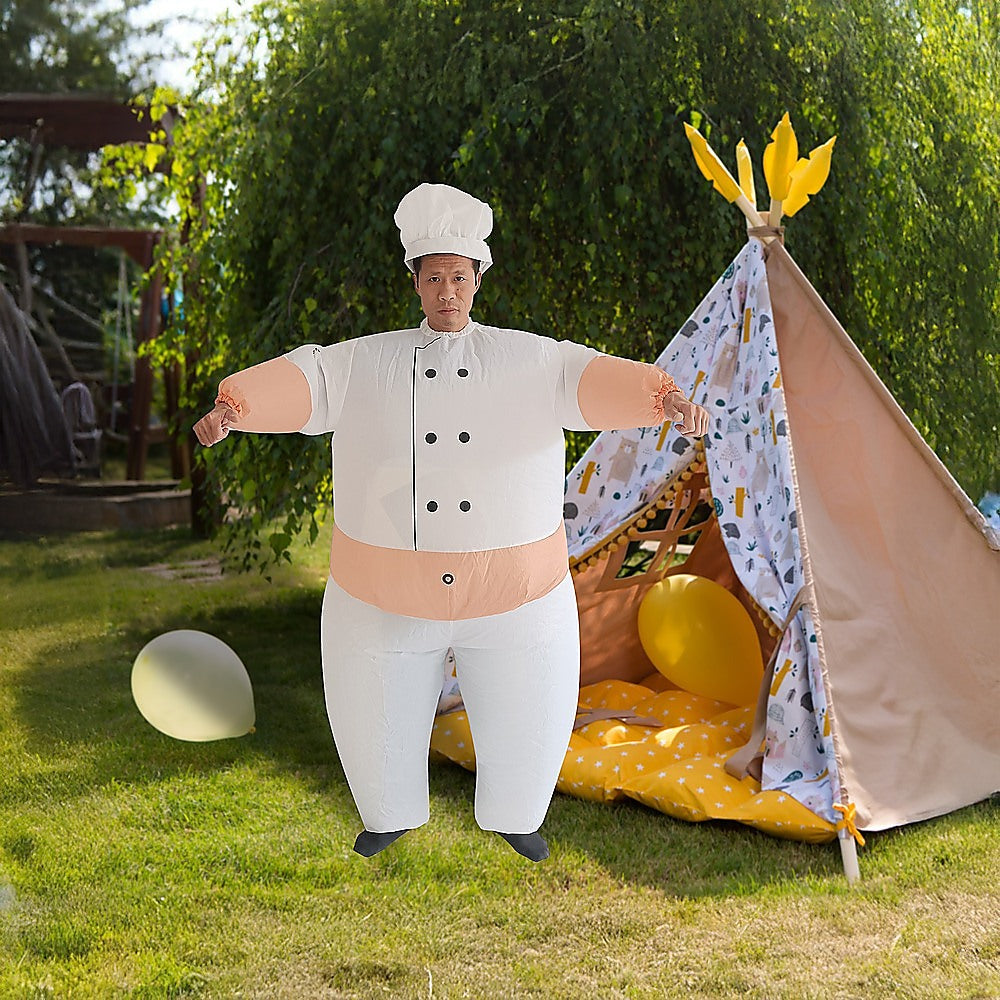 CHEF Fancy Dress Inflatable Suit -Fan Operated Costume 5