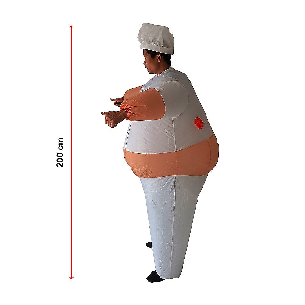 CHEF Fancy Dress Inflatable Suit -Fan Operated Costume 12