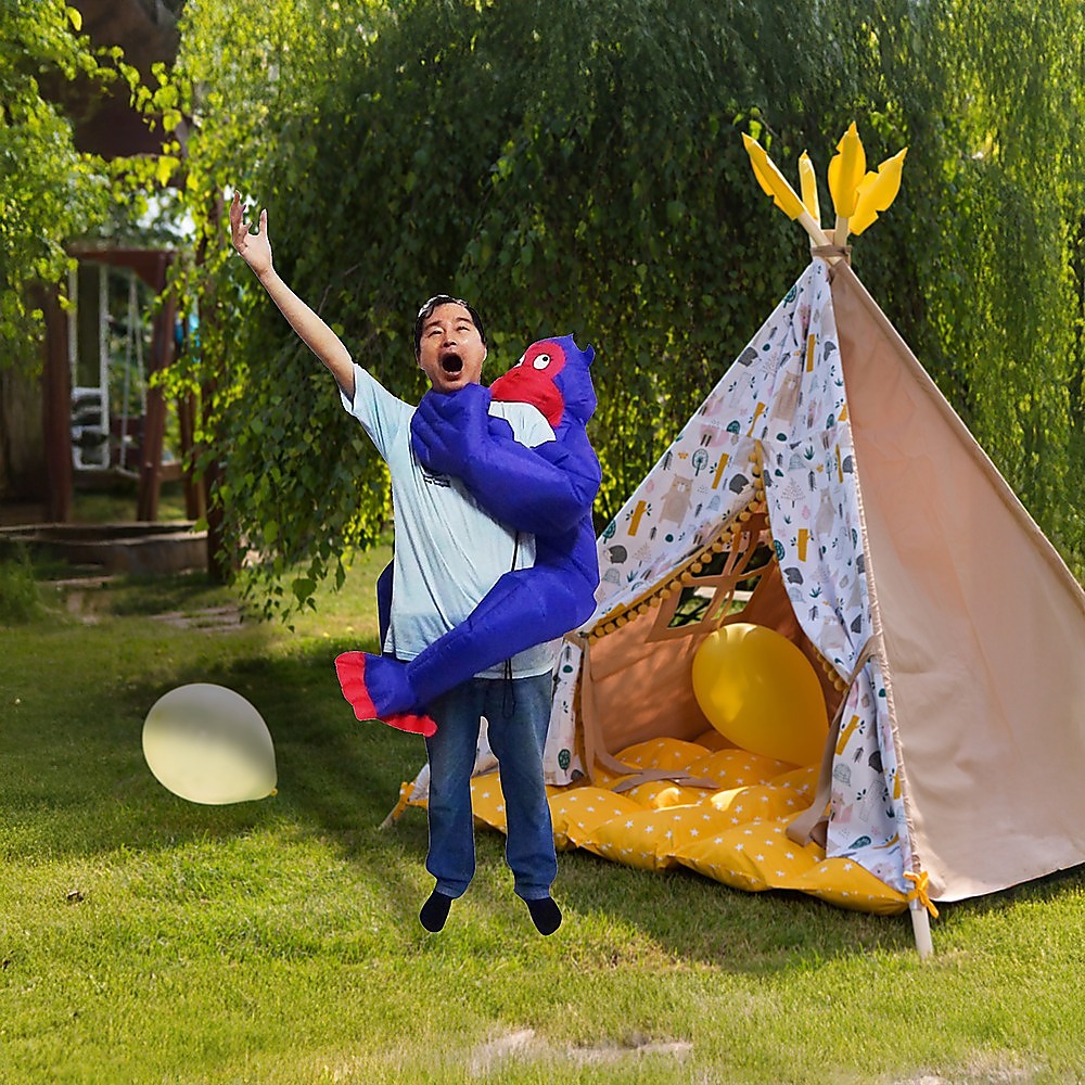 GORILLA Fancy Dress Inflatable Suit -Fan Operated Costume 6