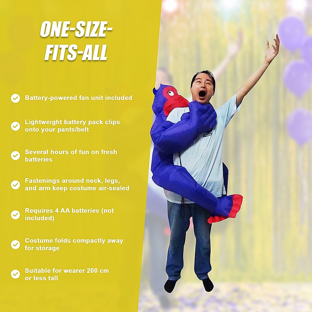 GORILLA Fancy Dress Inflatable Suit -Fan Operated Costume 10