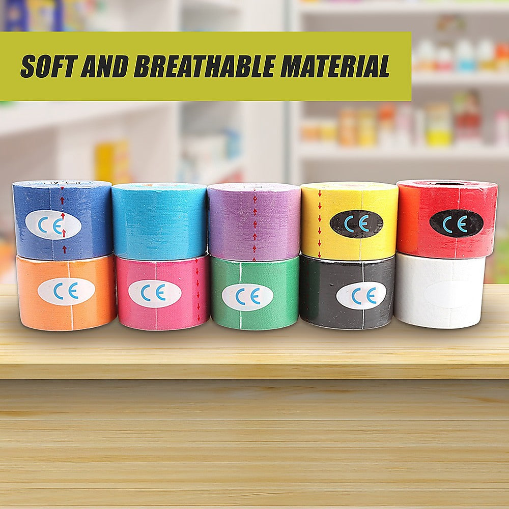 10x 5Mx5CM of Waterproof Kinesiology Sports Tape 9