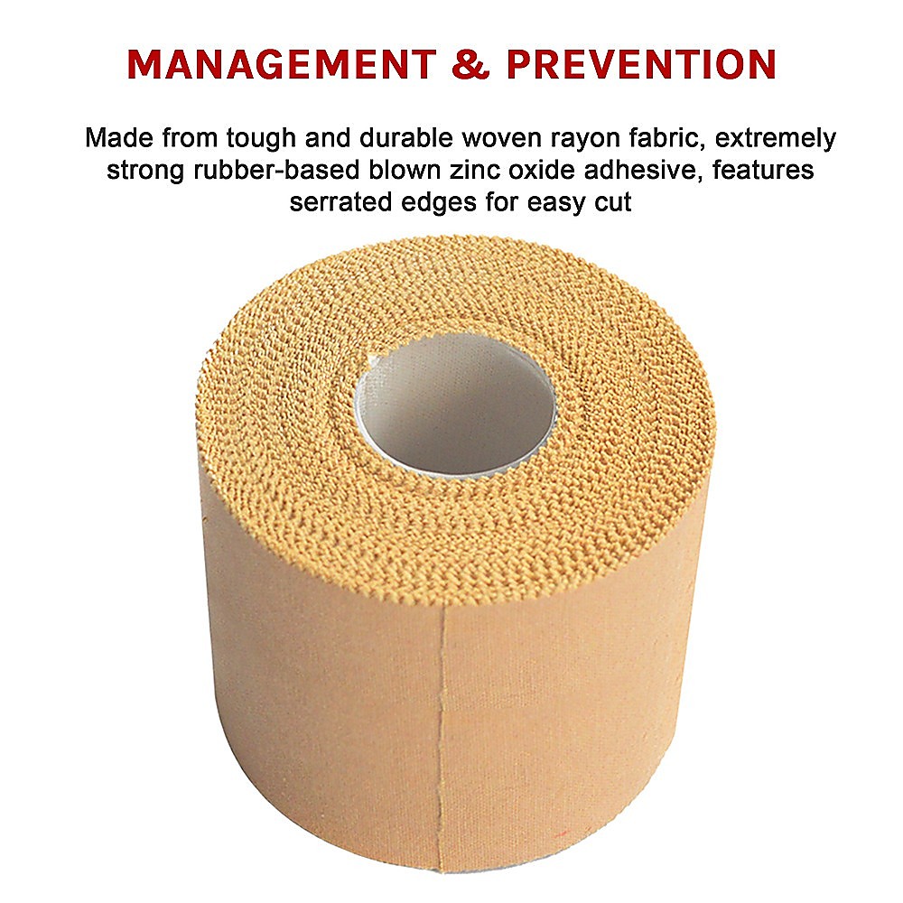Premium Rigid Sports Strapping Tape - 3 Rolls of 50mm X 13.7M 11