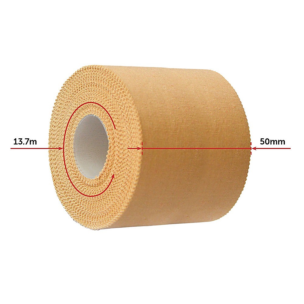 Premium Rigid Sports Strapping Tape - 3 Rolls of 50mm X 13.7M 12