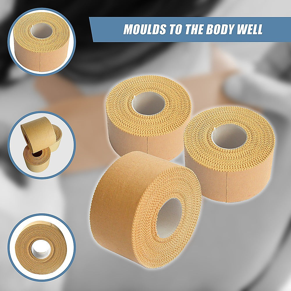 Premium Rigid Sports Strapping Tape - 3 Rolls of 38mm X 13.7M 8