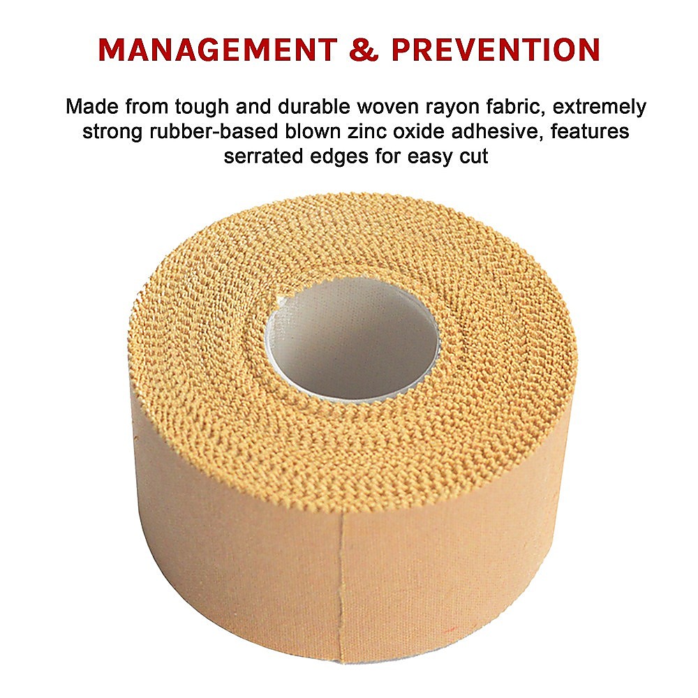Premium Rigid Sports Strapping Tape - 3 Rolls of 38mm X 13.7M 11