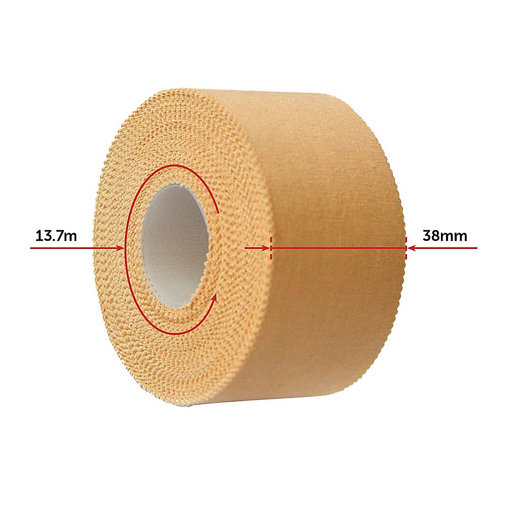 Premium Rigid Sports Strapping Tape - 3 Rolls of 38mm X 13.7M 12